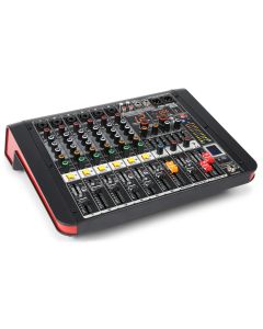 Table de mixage amplifiée 2 x 200 W, 6 canaux, multi-effets, BT - PDM-M604A