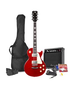 GigKit Pack guitare électrique Style LP, rouge foncé