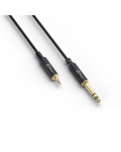 Cordon audio jack 3,5 mâle stéréo / jack 6,5 mâle stéréo, 1,5 m - CX82-1