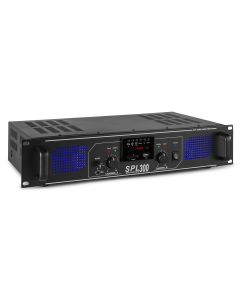 Amplificateur 2 x 150 W, Lecteur multimédia + EQ - SPL300MP3