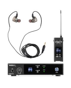 Système In Ear Monitor émetteur + récepteur + écouteurs - WES15