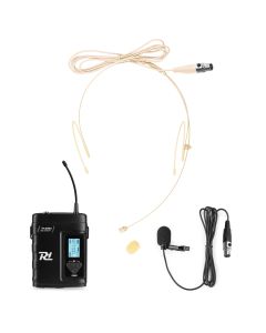 Emetteur de poche avec micro serre-tête et micro cravatte pour série PD220