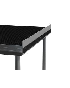 Profilé pour jupe de scène, 197 cm pour praticable - KICKBOARD200