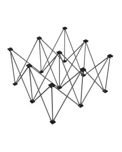 Réhausseur pour praticable Spider D750 100 x 100 cm, noir, 60 cm