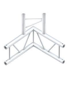 Structure aluminium échelle, jonction 3 départs 90º vertical - P32-C30