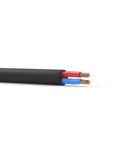 Câble haut-parleur, 2 x 1,5 mm2, noir, 305 m - RX13