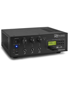 Amplificateur Public adress, 40 W, 100 V, 8 Ω, lecteur multimédia - PDV040