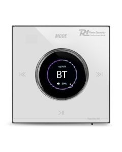 Amplificateur stéréo, montage mural, écran LCD intégré, USB, MicroSD, BT, 2 x 25 W, blanc - B50W