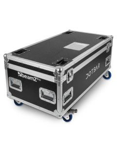 Flight case pour 4 barres LED DOTBAR avec 2 plaques de base