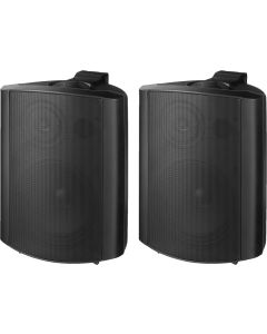 Enceinte Public adress, 100 V, 15 W, universelle, (paire), noires