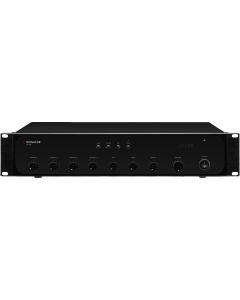 Amplificateur Public adress, 240 W, 100 V, mixeur, alim 230 V~ / 24 V=