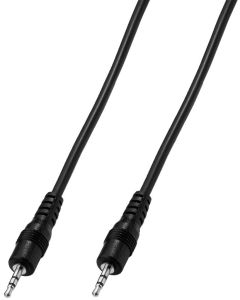 Cordon audio stéréo, 2 x jack 2,5 mâle, 2 m