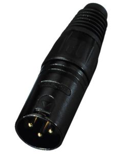 Fiche XLR mâle, 3 pôles - NEUTRIK