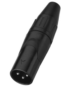Fiche XLR mâle, 3 pôles