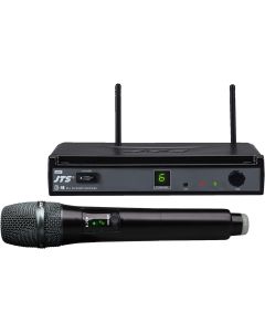Micro sans fil UHF, PLL, set, récepteur + micro main, 518-542 MHz - JTS