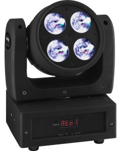Lyre Wash à LED, 60 W, RGBW, professionnelle, compacte, 4 LEDs