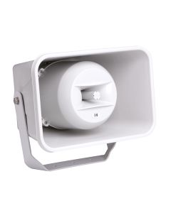 Haut-parleur Public adress, chambre de compression, 100 V, 30 W, IP66, EN54 (pavillon musique)