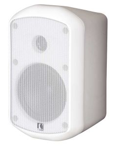 Enceinte saillie Public adress, 2 voies, 30 W, 100 V, IP65, EN54, blanche
