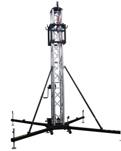 Pied téléscopique à treuil 7m 500kg max.