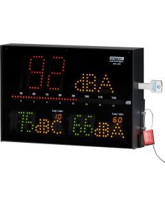 Limiteur de son acoustique / Afficheur SPL avec micro de mesure / Ethernet / Alimentation PoE