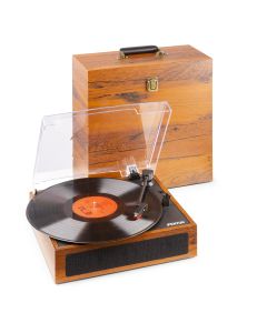 Platine disque, avec valise de rangement en bois - RP170L
