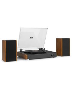 Platine disque, HQ, vintage, bois - RP335