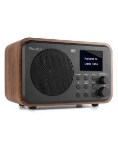 Radio DAB+, sur batterie, bois - Milan