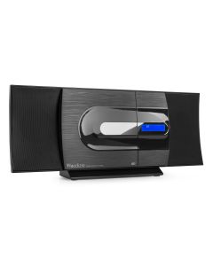 Chaîne Hi-Fi stéréo DAB+, noire Tours