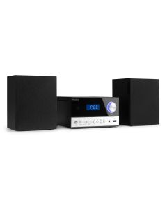 Chaîne Hi-Fi noire/argent Toulon