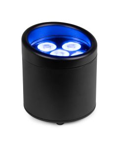 PAR à LED sur batterie, 6 x 15W 6-en-1 RGBWA-UV, DMX sans-fil, IP65, livré avec diffuseurs - HELIOS