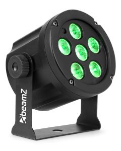 PAR à LED 6 x 3 W, plat, 3-en-1 RGB - SLIMPAR30