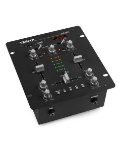 Table de mixage amplifiée 2 x 50 W, 2 canaux, USB/MP3/BT - VDJ25