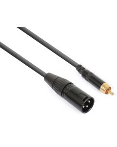 Cordon audio XLR mâle / RCA mâle - CX132