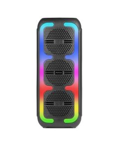 Karaoké enceinte 2 x 4", 120 W, batterie, BT, TWS, avec spectacle de lumières - Track310