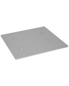 Structure aluminium carrée déco, embase complète - P24