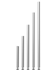 Pied rond 70 - 73 cm (set 4 pièces) pour praticable - 750RAL
