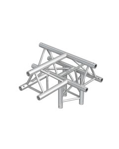 Structure aluminium triangulée, jonction 4 départs en T - P33-T43