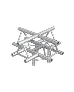 Structure aluminium triangulée, jonction 5 départs en T - P33-T52