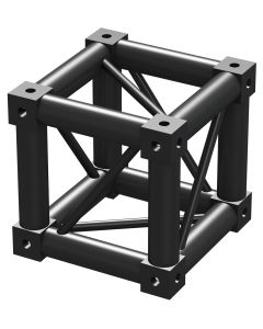 Structure aluminium carrée, cube multi-départs, noir - P30-MCB