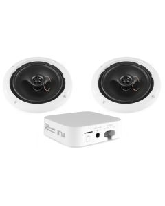 Amplificateur 2 x 15 W, stéréo compact, récepteur Wi-Fi, livré avec haut-parleurs 5 " - WT10SET