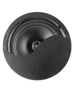 Haut-parleur Public adress, encastré, 5.25", 100 V, 2 voies, montage rapide, noir - NCSP5B