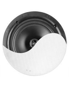 Haut-parleur Public adress, encastré, 5.25", 8 Ω, 2 voies, montage rapide, blanc - NCSS5