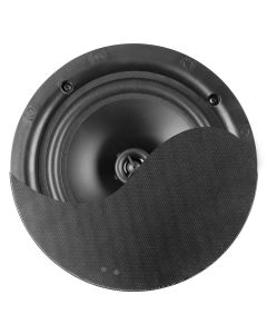 Haut-parleur Public adress, encastré, 6,5", 8 Ω, 2 voies, montage rapide, noir - NCSS6B