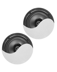 Haut-parleur Public adress, encastré, actif, BT, 6.5", (paire), blanc - NCBT6